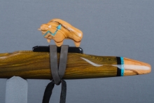 Lignum Vitae Native American Flute, Minor, Low E-4, #J35F (12)